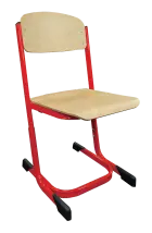 EDUARD židle student. stavitelná, velikost 3 - 5 RAL 3002 - červená